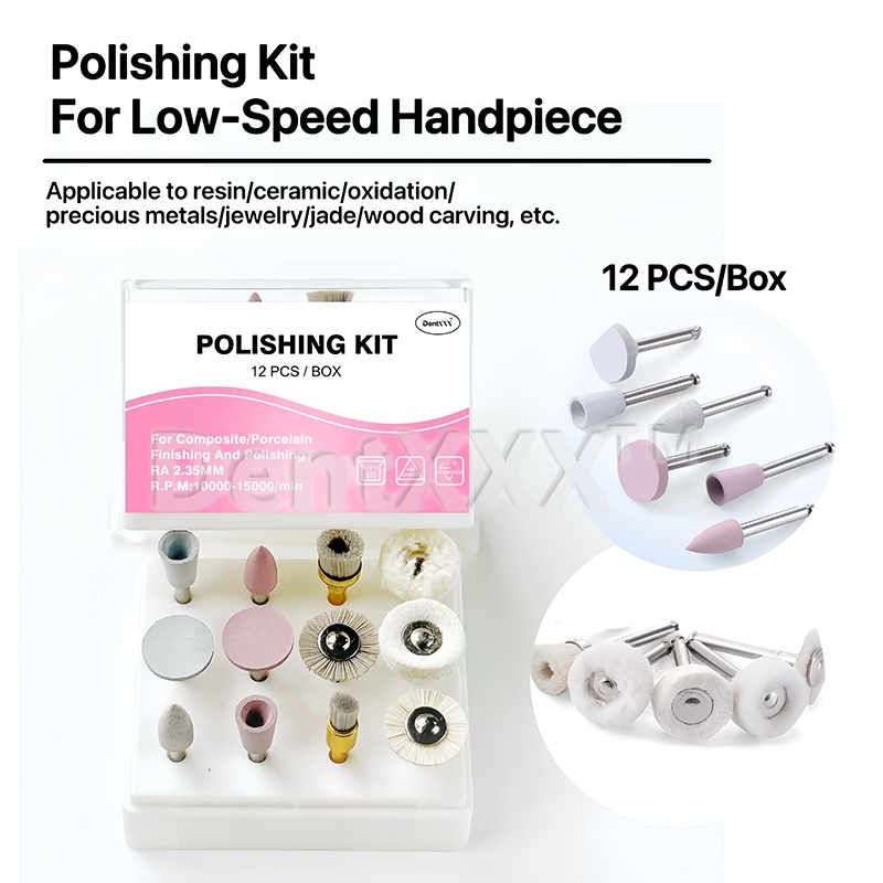 Group Head Brush - Kit de Polimento Composto com 12