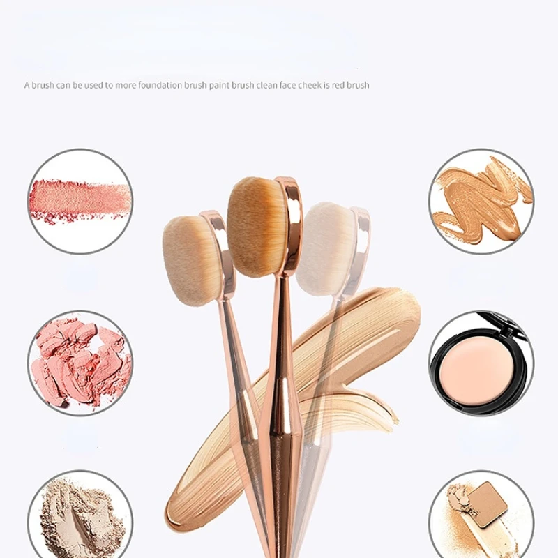 1 Pincel de Maquiagem Oval de  - Group Head Brush avaliação e preço